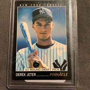 Derek Jeter 1st draft Round Rookie Card Pinnacle